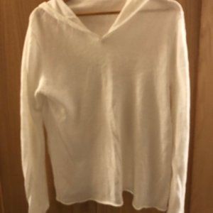 100% linen hoody